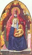 Madonna and Child, Saint Anne and the Angels